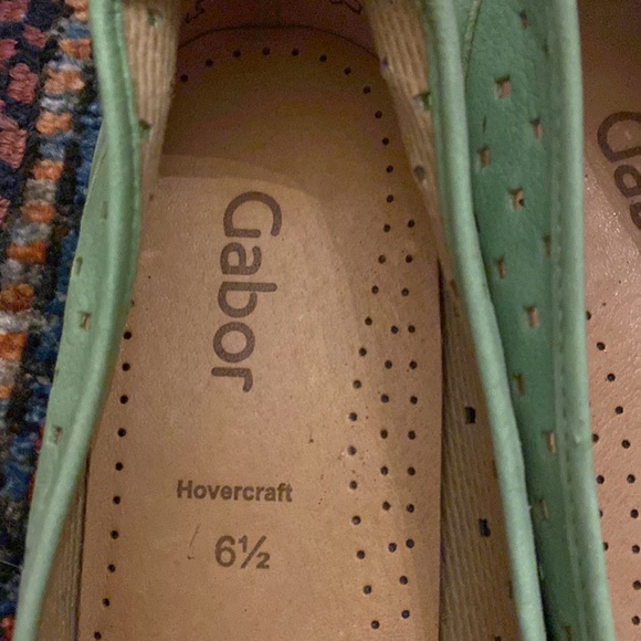 Gabor green suede flat - Picture 3 of 4